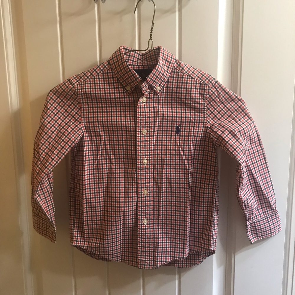 Boys Size 4 Ralph Lauren long sleeve button up
